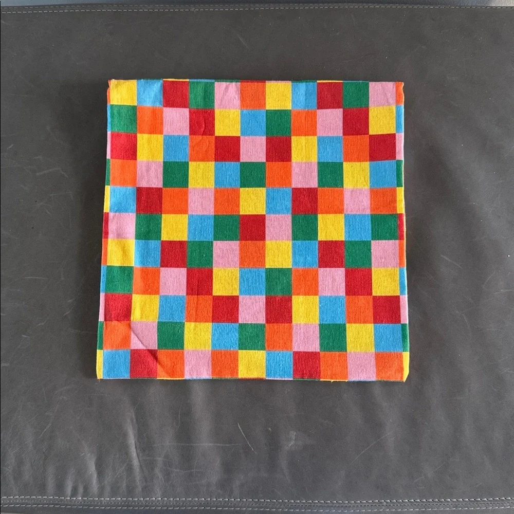 Rare Limited Edition Gucci Multicolor Checkered Fabric Dustbag